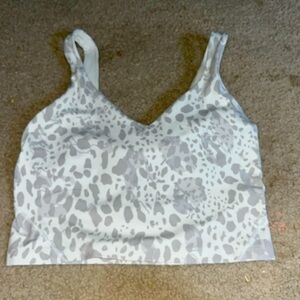 Lululemon White camo align tank